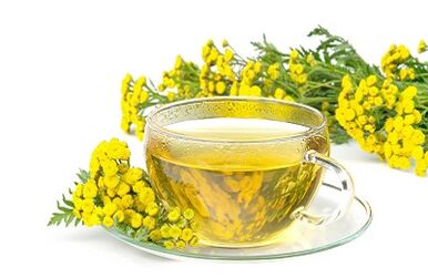Tansy soup removes parasites